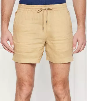Льняные шорты Regular Fit Polo Ralph Lauren, бежевый