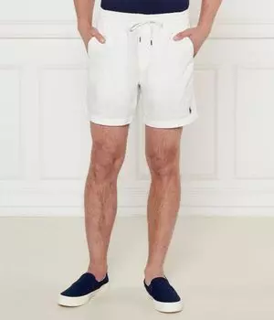 Льняные шорты Regular fit Polo Ralph Lauren, белый