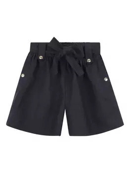 Льняные шорты с бантом Chlo Kids, синий