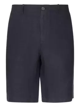 Льняные шорты с карманами Fedeli, синий