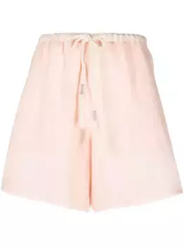 Льняные шорты с кулиской Fabiana Filippi, розовый