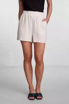 Льняные шорты с завышенной талией Y.A.S, мультиколор