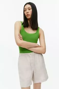 Льняные шорты со шнуровкой ARKET