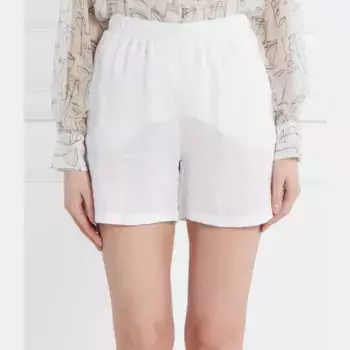 Льняные шорты стандартного кроя Riani, белый