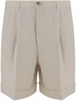 Льняные шорты Valentino Garavani, нейтральный