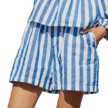 Льняные шорты в королевскую полоску Melissa Nepton