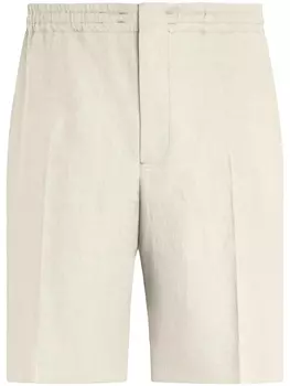 Льняные шорты Zegna, белый