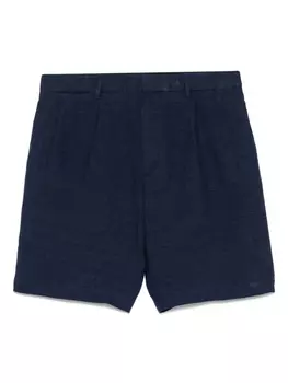 Льняные шорты Zegna, синий