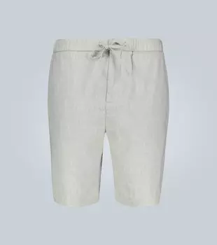 Льняные спортивные шорты Frescobol Carioca, серый