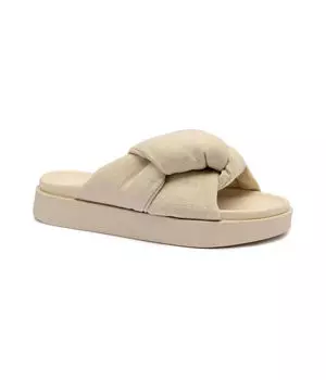 Льняные тапочки Inuikii, экрю