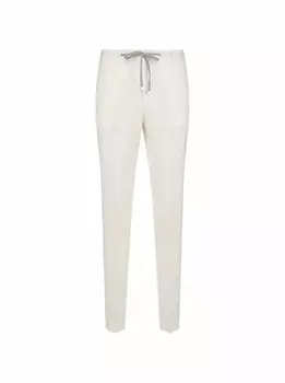 Льняные зауженные брюки Peserico