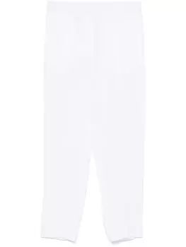 Льняные зауженные брюки Peserico, белый