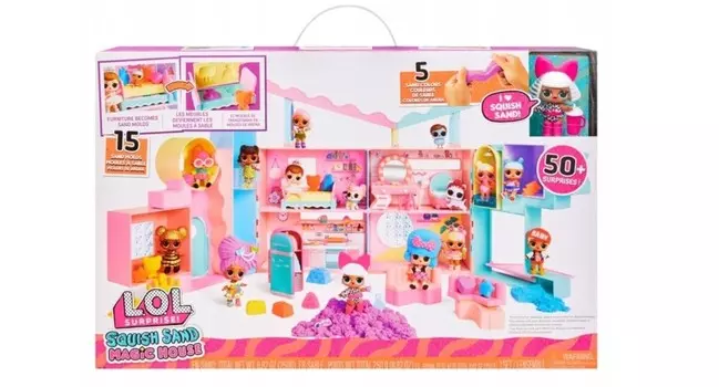 L.O.L. Сюрприз, Кукольный домик, Домик из хлюпающего песка L.O.L. Surprise