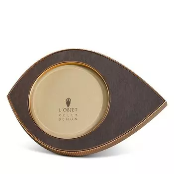 L'Objet Kelly Behun Широкая фоторамка, коричневый