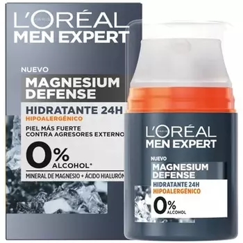 L'Oral Men Expert Magnesium Defense Увлажняющий крем 24 часа 50мл