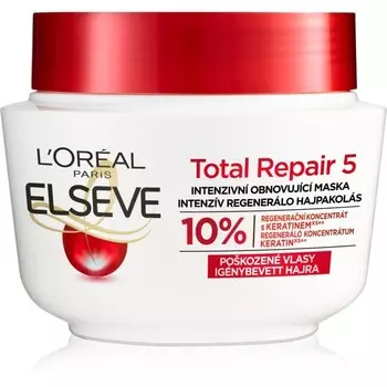 L'Oral Paris Elseve Total Repair 5 восстанавливающая маска для волос с кератином 300 мл L'Oreal Paris