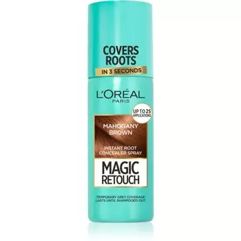 L'Oral Paris Magic Retouch спрей для мгновенной ретуши корней оттенок Mahogany Brown 75 мл Inna Marka