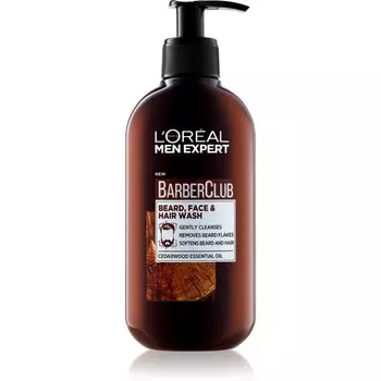 L'Oral Paris Men Expert Barber Club гель для мытья бороды, лица и волос 200 мл Inna Marka