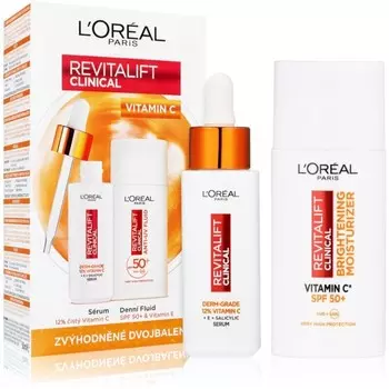 L'Oral Paris, Revitalift Clinica, Набор косметики по уходу за лицом с витамином С, 2 шт L’Oral