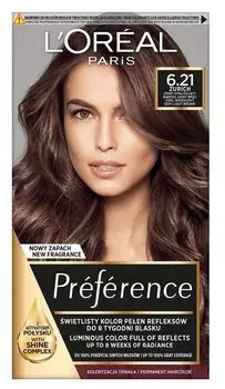 L’Oral Preference 6.21 Zurich краска для волос, 1 шт.