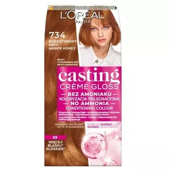 L'Oreal Casting Creme Gloss Краска для волос 734 Янтарный мед L'Oral