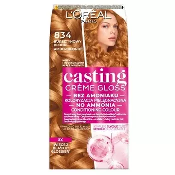 L'Oreal Casting Creme Gloss Краска для волос 834 Янтарный блондин L'Oral