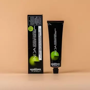 L,Oreal Inoa 6.0 Краска без аммиака Темный глубокий блондин 60 мл, L'Oreal