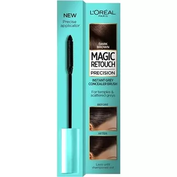 L'Oreal Magic Retouch Dark Brown Precision Instant Grey Кисть для консилера 8 мл L'Oral