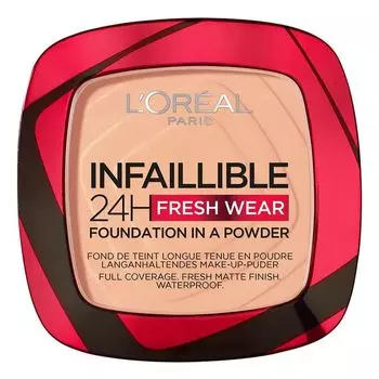 L'Oreal Makeup L'Oreal Infaillible 24H Fresh Wear Foundation в порошке 9г. 245 Золотой мед, GOLDEN HONEY