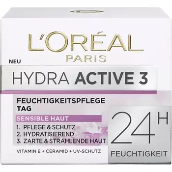 L'Oreal Paris Dermo Expertise Hydra Active 3 Hydrafresh Крем для сухой и чувствительной кожи 50 мл, L'Oreal
