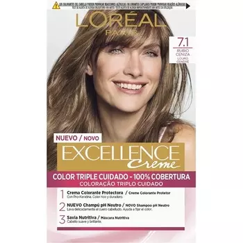 L'Oreal Paris Excellence Creme Triple Protection 7.1 Пепельный Блондин