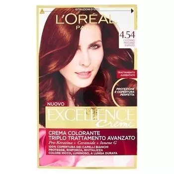 L'Oreal Paris Excellence Крем Каштан Махагони Медь 4/54