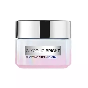 L'Oreal Paris Glycolic-Bright Glowing Cream Night 15 мл, Pink