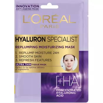 L'Oreal Paris Hyaluron Expert Увлажняющая тканевая маска 30 г