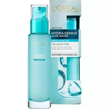 L'Oreal Paris Hydra Genius Жидкий увлажняющий крем для нормальной сухой кожи 70 мл, L'Oreal