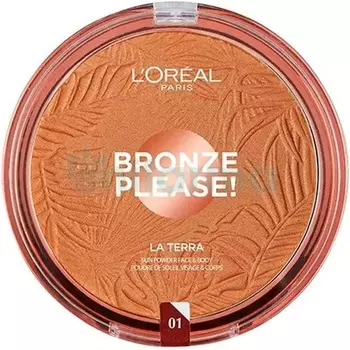L'Oreal Paris - La Terra Wild Bronze Glow 01 Светлая бронза, L'Oreal