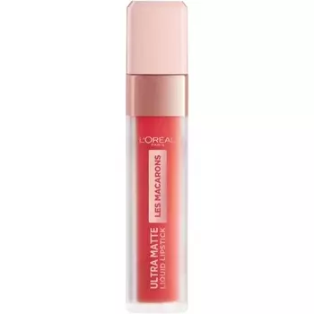 Матовая жидкая губная помада L'Oreal Paris Les Macarons, 824 Guava Gush