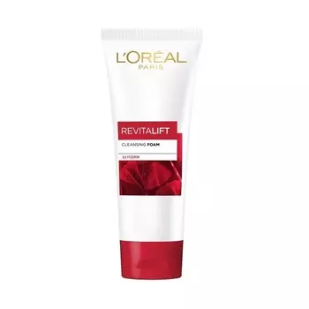 L'Oreal Paris Revitalift Очищающая пенка с глицерином 100 мл, White
