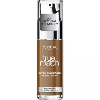 L'Oreal Paris True Match Liquid Foundation Care Skincare Infused с гиалуроновой кислотой SPF 17, 30 мл, 9,5 Вт, красное дерево L'Oral
