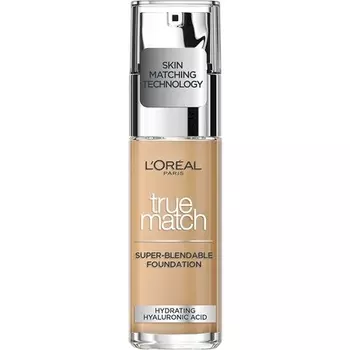 L'Oreal Paris True Match Жидкая тональная основа для ухода за кожей с гиалуроновой кислотой SPF 17 30 мл 3N Кремово-бежевый L'Oral
