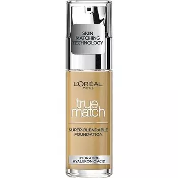 L'Oreal Paris True Match Жидкая тональная основа с гиалуроновой кислотой и SPF 17, 30 мл, 5,5 Вт, Golden Sun L'Oral