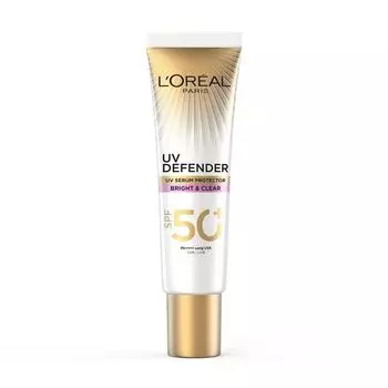 L'Oreal Paris UV Defender Bright Clear SPF50+ PA++++ Long UVA 30 мл, White