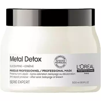 L'Oreal Serie Expert Metal Detox Защитная маска против отложений, 500 мл