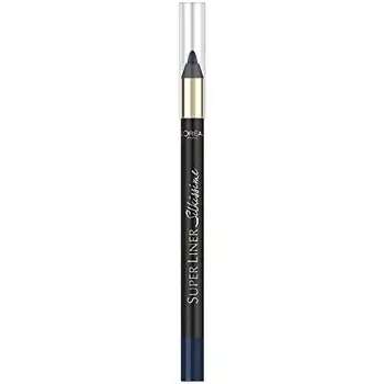 L'Oreal Super Liner Silkissme Шелковистый и блестящий водостойкий карандаш для глаз 03 Moonlight Blue L'Oral