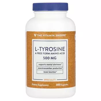 L-тирозин, 500 мг, 300 капсул The Vitamin Shoppe