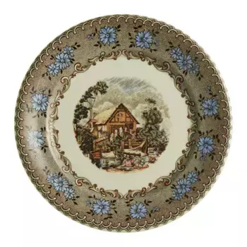 La Cartuja de Sevilla Старая хлебная тарелка Molino La Cartuja в Севилье