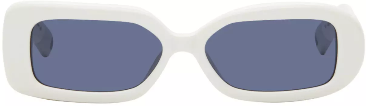 La Casa 'Les lunettes Rond Carre' Солнцезащитные очки JACQUEMUS, белый