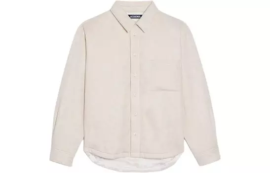 La Chemise Boulanger пуховая рубашка Jacquemus, светло-бежевый