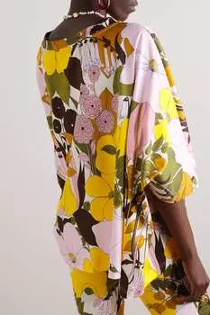 LA DOUBLEJ блузка Meditation с цветочным принтом, розовый