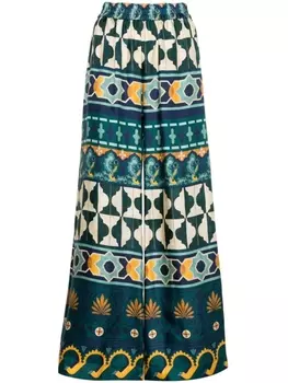 La DoubleJ брюки палаццо Portofino, синий